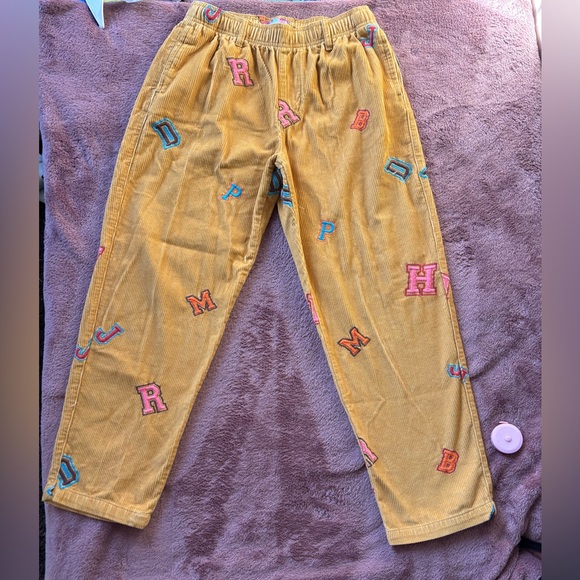 Urban Outfitters Other - Urban Outfitters Mustard Embroidered Pants
